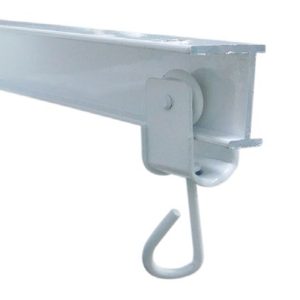 POLEA RIEL CORTINA INT.TOLDO.BLCO. 10 UN