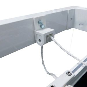 POLEA FRONTAL PERGOLA TOLDO. BLCO.