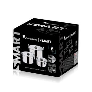 BATERIA COCINA 6P. INOX COOKWARE SMART