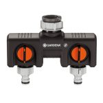 Distribuidor grifo 2 vías GARDENA