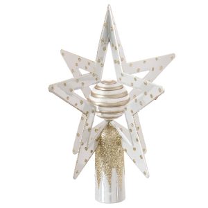 Estrella árbol navidad Blanca