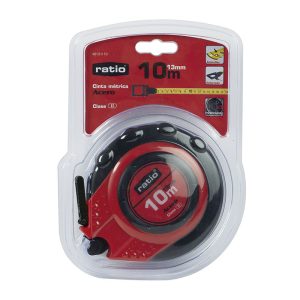 CINTA METRICA ACERO 13MM./10MTS.RATIO