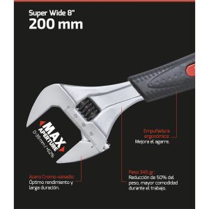 LLAVE GRADUABLE SWO.8" RATIO