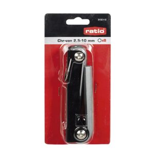 LLAVES ALLEN JGO.8 NAVAJA PL. RATIO