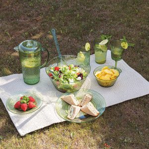 JGO.VIBA PS QD. PLATO POSTRE 20CM. VERDE