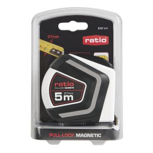 FLEXOMETRO CINTA 27/5MTS.PULL-LOCK MAGNE