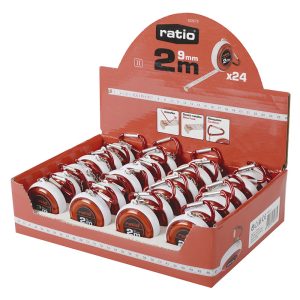 FLEXOMETRO LLAVERO CINTA 9/2 MTS.RATIO