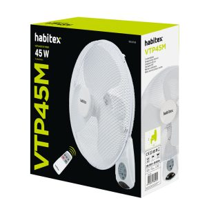 VENTILADOR PARED VTP45M.MANDO. D.HABITEX