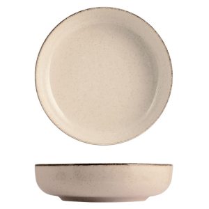 Plato hondo porcelana PENGO Serie Pearl, 4 unidades