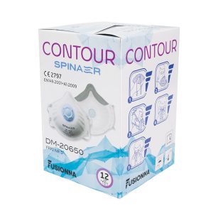 MASCARILLA.C/VALVULA FFP2 ND R 12 UNID.