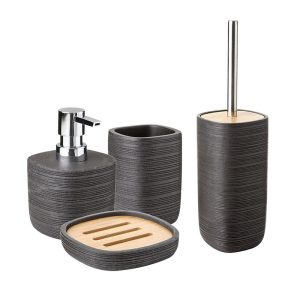 Vaso portacepillos TATAY serie Bambú