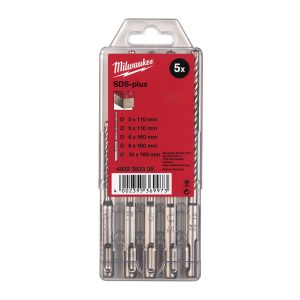 ESTUCHE PLAST.5 BROCAS SDS-PLUS MILWAUKE