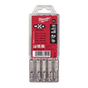 BROCA SDS-PLUS MX4 JGO.5  MILWAUKEE