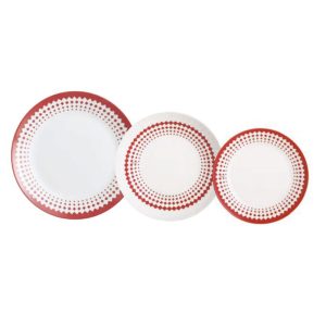VAJILLA 18 PZAS. ADONIE ROJA ARCOPAL