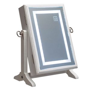 Joyero Led Madera blanca Bettany