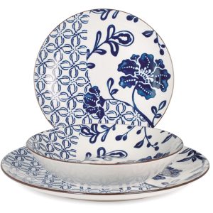 VAJILLA PORCELANA 18 PZ.COUPE SETA