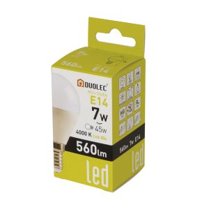 LAMPARA LED MINIGLOBO  E14 7W 4000K