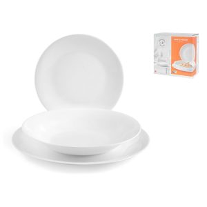 VAJILLA 18 PZS. OPAL WHITEMOON BLANCA