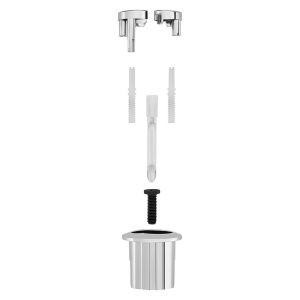 PULSADOR ROSCADO CORTO D2S ROCA