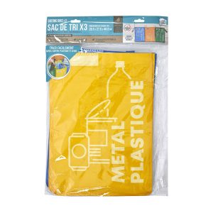 BOLSA DE RECICLAJE X 3. 40X80X25 CM.