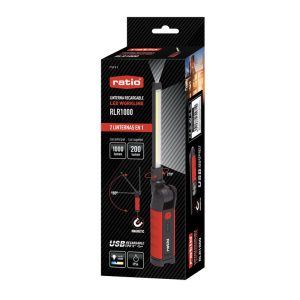 LINTERNA LED COB 1000LM  RECARGABLE