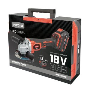 AMOLADORA BRUSHL.RAM20-4 1 BAT 4.0A Ø115