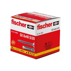 TACO PLASTICO SX 8X40 S/20 CAJA 50 UNID.