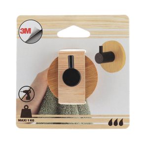 SERIE BAMBU/NEGRO. PERCHA SENCILLA