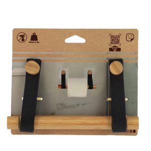 SERIE BAMBU/NEGRO. PORTARROLLOS