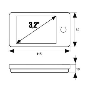 MIRILLA DIGITAL MD01 ORO