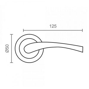 MANILLA ROSETA 909 Ø50MM NS NS JGO2