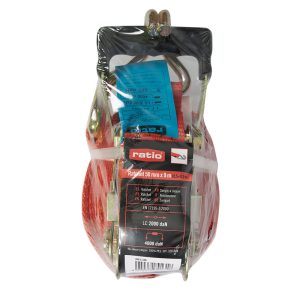 Trinquete RATIO 50mmx9m 2 ganchos abiertos