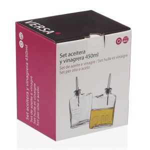 SET ACEITERA / VINAGRERA CRISTAL 450 ML