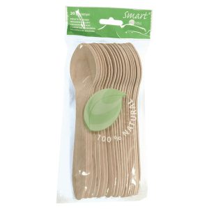 Cucharas de madera 20 unidades