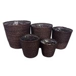 CESTA RDA. NEGRA FORRO INTERIOR 5 UN.