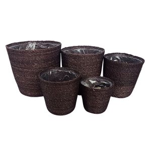 CESTA RDA. NEGRA FORRO INTERIOR 5 UN.