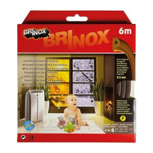 BURLETE PUERTA/VENTANA ADHS P  6M MARRON