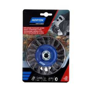 CEPILLO CIRCULAR ACERO TRENZADO 100MM.