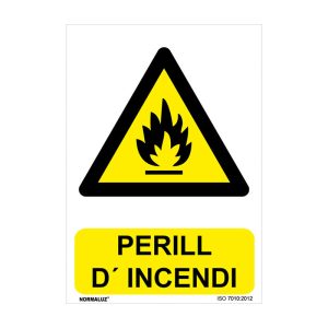 SEÑAL PERILL D'INCENDI