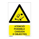 SEÑAL PERILL POSSIBLE CAIGUDA D'OBJECTES