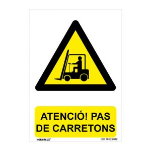 SEÑAL PERILL PAS DE CARRETONS