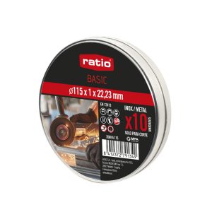 LATA 10 DISCOS CORTE AB.INOX.BASIC 115MM