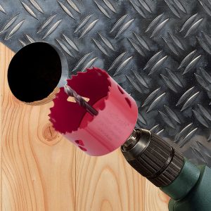 Sierra de corona bimetal WOLFCARFT vástago 11 mm