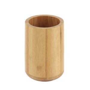 SERIE BAÑO BAMBU. VASO REDONDO
