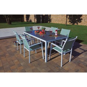 Mesa jardín Maldivas