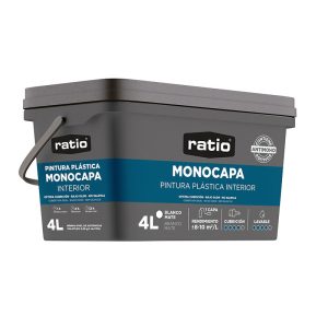 CUBETA MONOCAPA ANTIMOHO RATIO 4 LT
