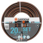 Kit manguera GARDENA Flex 20 m con accesorios de riego