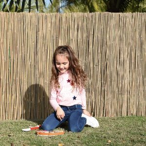 Cañizo bambú entero importación FAURA 1 x 5 m