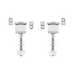 TAPA WC. KIT BISAGRAS INOX MOD. VICTORIA