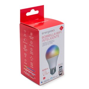 BOMBILLA LED WIFI A60 8W DIMABLE+RGB